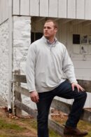 LIVE OAK BRAND-GLACIER GREY PERFORMANCE PULLOVER