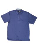 LIVE OAK BRAND-MEN'S SOLID PERFORMANCE POLO, NEWPORT BLUE