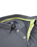 LIVE OAK BRAND-MEN'S SOLID SS PERFORMANCE POLO, SLATE