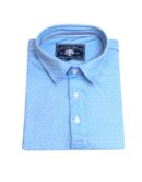LIVE OAK BRAND-MEN'S PAISLEY PERFORMANCE POLO, CAROLINA BLUE