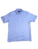 LIVE OAK BRAND-MEN'S PAISLEY PERFORMANCE POLO, LAVENDER