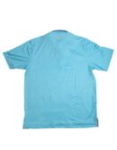 LIVE OAK BRAND-MEN'S PAISLEY PERFORMANCE POLO, AQUA