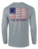 LIVE OAK BRAND-GUN FLAG, ADULT LS