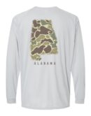 LIVE OAK BRAND-CAMO ALABAMA, ADULT PERFORMANCE LS (PRINTED TO ORDER)