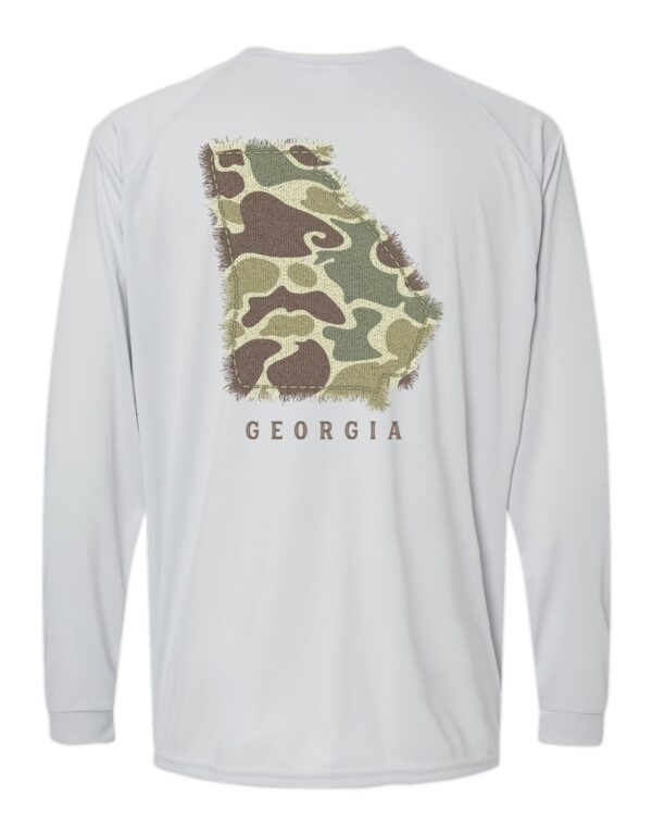 LIVE OAK BRAND-CAMO GEORGIA, ADULT PERFORMANCE LS (PRINTED TO ORDER)