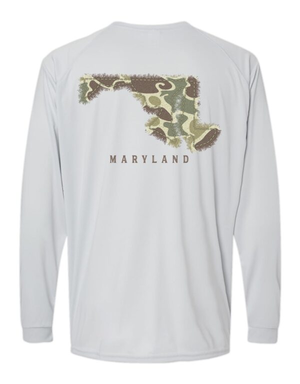 LIVE OAK BRAND-CAMO MARYLAND, ADULT PERFORMANCE LS (PRINTED TO ORDER)