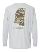 LIVE OAK BRAND-CAMO MISSISSIPPI, ADULT PERFORMANCE LS (PRINTED TO ORDER)