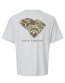 LIVE OAK BRAND-CAMO SOUTH CAROLINA, ADULT PERFORMANCE SS (PRINTED TO ORDER)