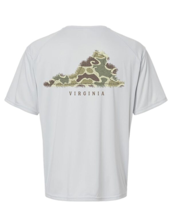 LIVE OAK BRAND-CAMO VIRGINIA, ADULT PERFORMANCE SS (PRINTED TO ORDER)
