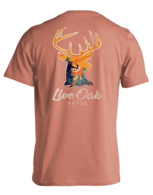 LIVE OAK BRAND-DEER SILHOUETTE