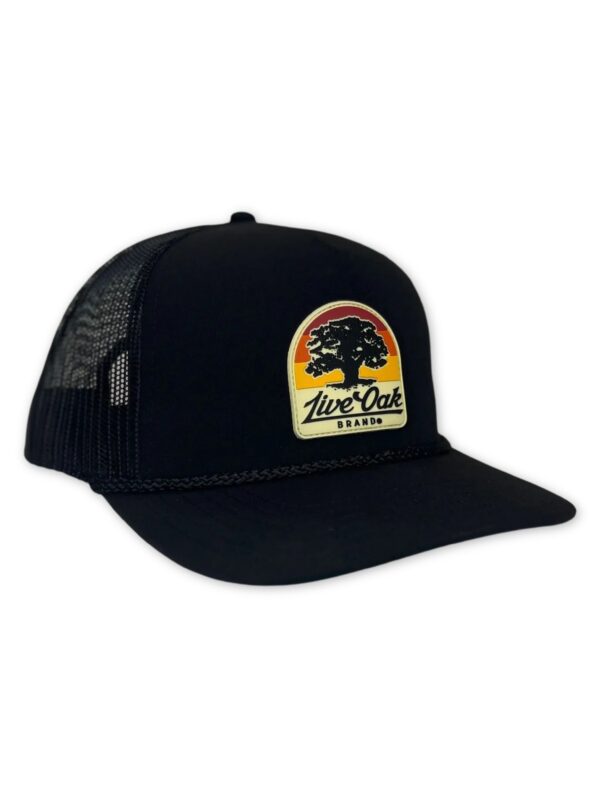 LIVE OAK BRAND-TRUCKER HAT, SUNRISE LOGO