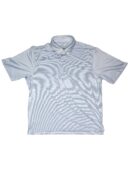 LIVE OAK BRAND-MEN'S STRIPED SS PERFORMANCE POLO, BEL AIR BLUE