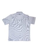 LIVE OAK BRAND-MEN'S STRIPED SS PERFORMANCE POLO, BEL AIR BLUE