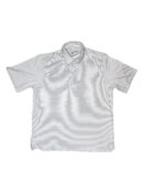 LIVE OAK BRAND-MEN'S STRIPED SS PERFORMANCE POLO, BLUE FOG